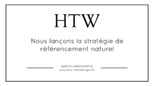 Nous lançons la stratégie de référencement naturel