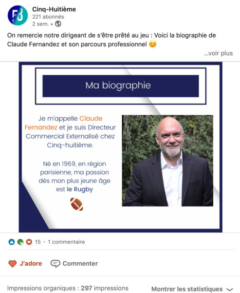 screen post linkedin
