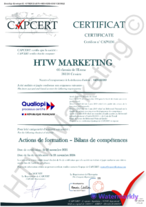 Certificat Qualiopi HTW-Marketing